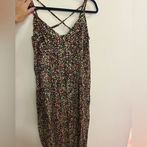 ZARA FLORAL MAXI DRESS